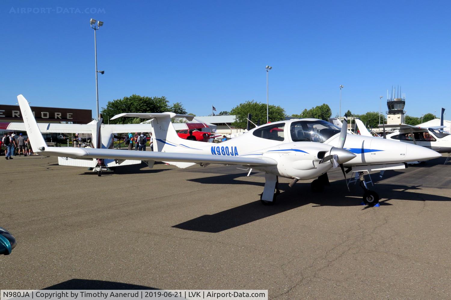 N980JA, 2017 Diamond DA-42 Twin Star Twin Star C/N 42.277, 2017 Diamond DA-42 Twin Star, c/n: 42.277, 2019 AOPA Livermore Fly-In