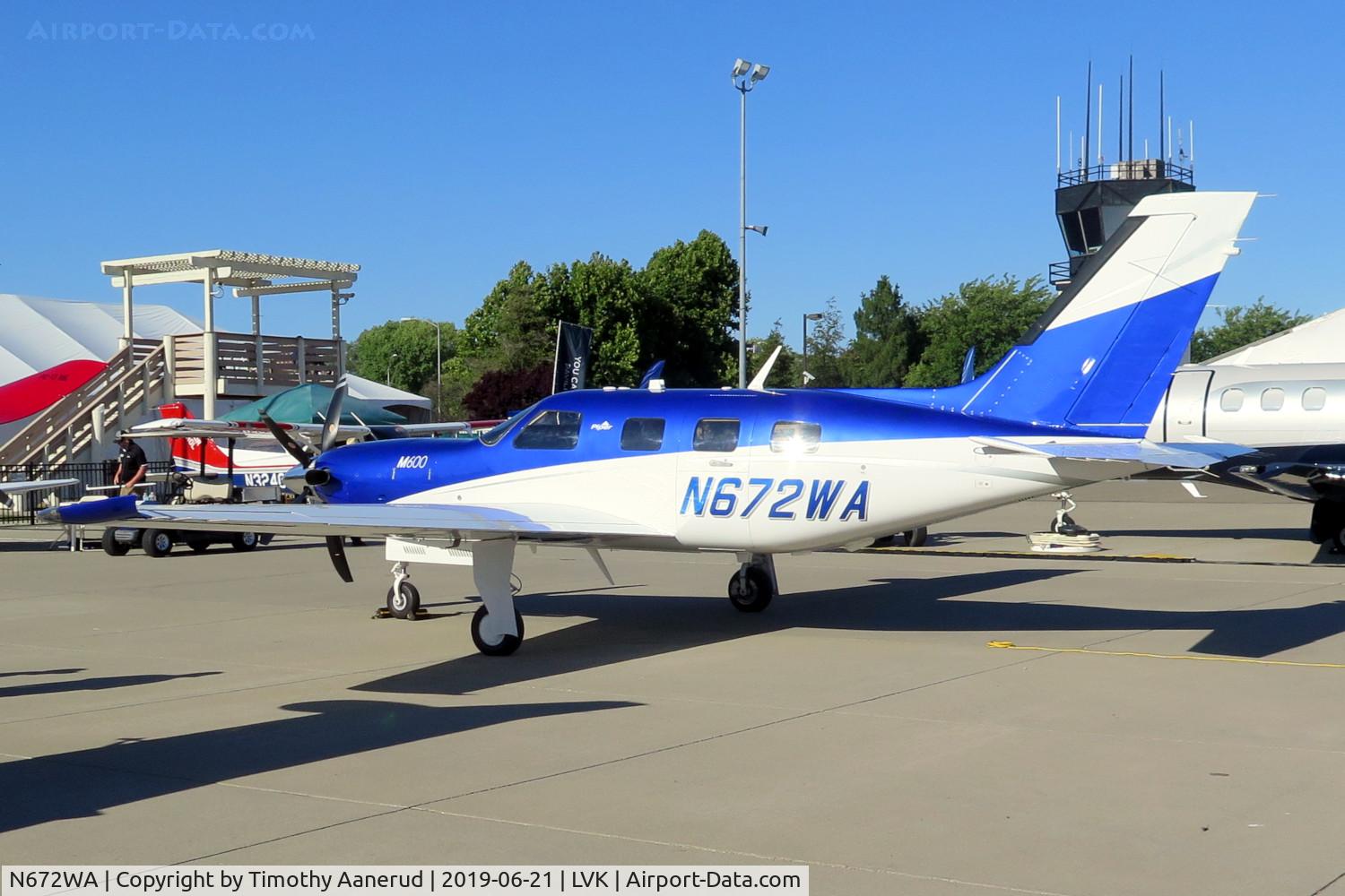 N672WA, 2018 Piper PA-46-600TP C/N 4698072, 2018 Piper PA-46-600TP, c/n: 4698072, 2019 AOPA Livermore Fly-In
