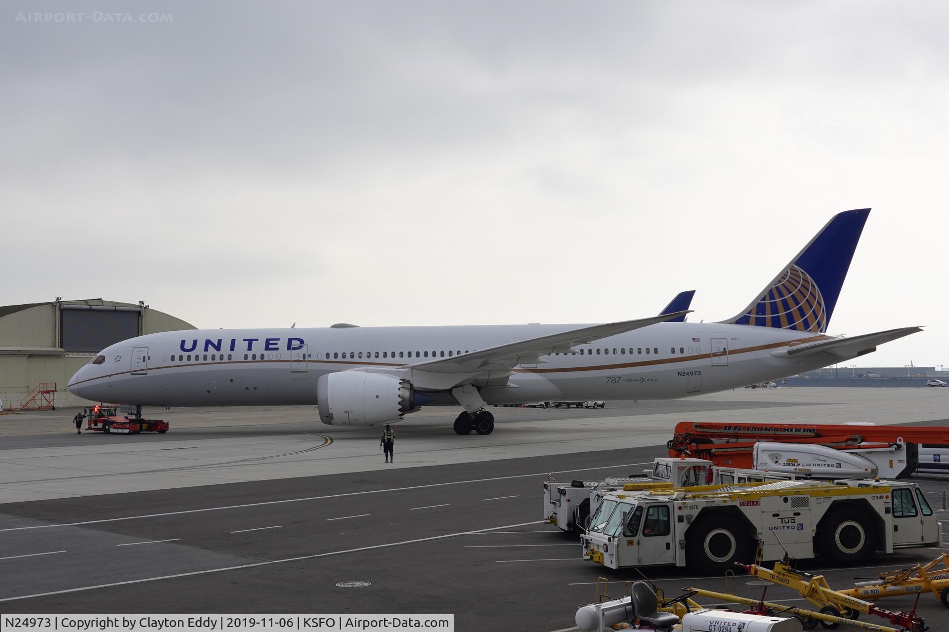 N24973, 2018 Boeing 787-9 Dreamliner Dreamliner C/N 40941, SFO 2019.