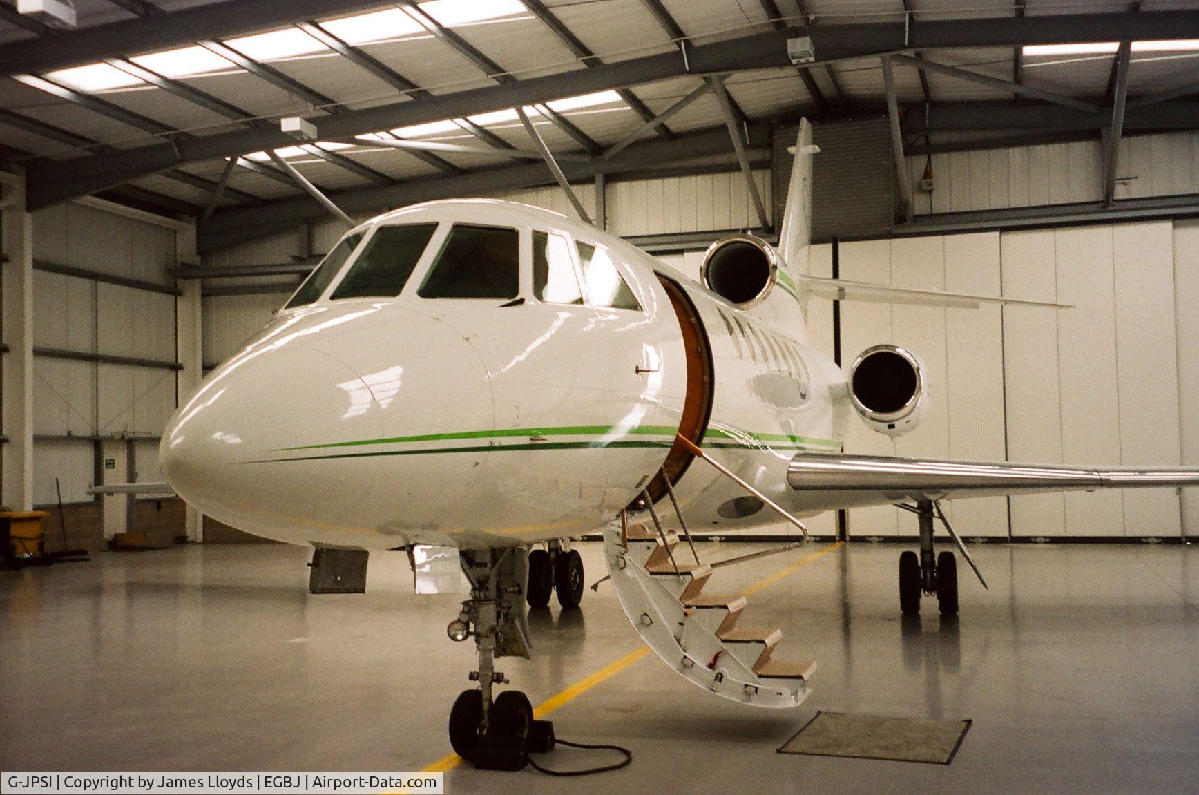 G-JPSI, 2001 Dassault Falcon 50 C/N 313, Parked up