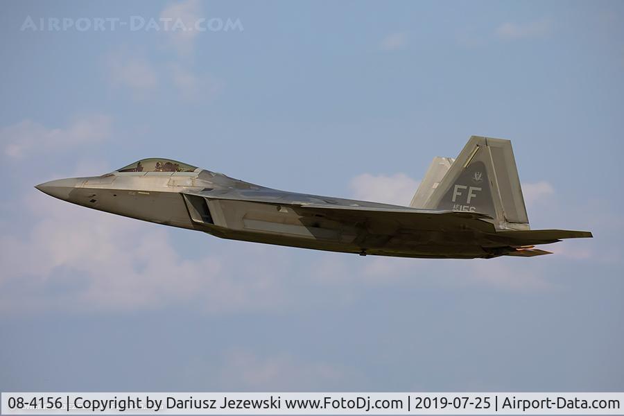 08-4156, 2008 Lockheed Martin F-22A Raptor C/N 645-4156, F-22 Raptor 08-4156 FF from 94th FS 