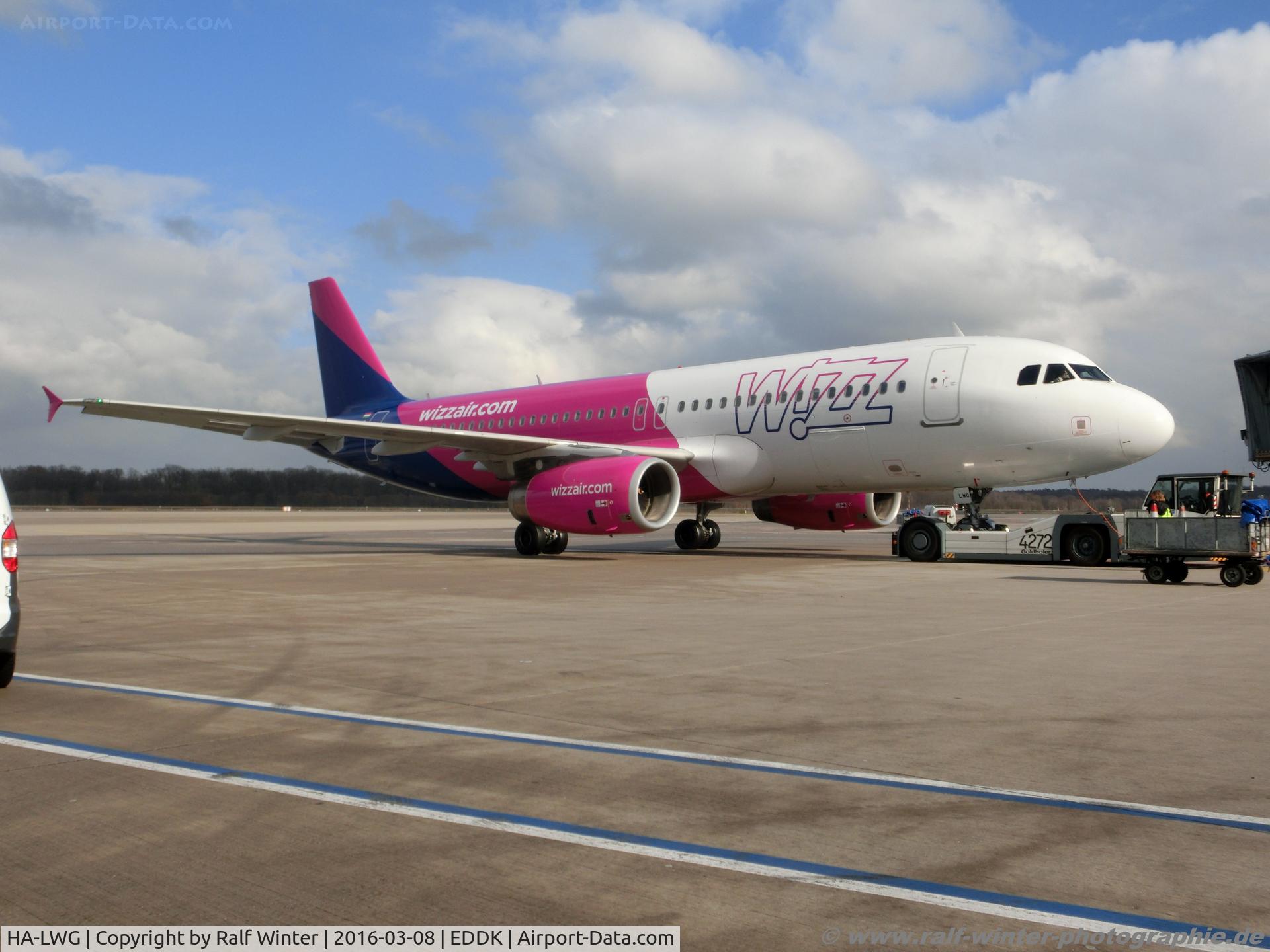 HA-LWG, 2010 Airbus A320-232 C/N 4308, Airbus A320-232 - W6 WZZ Wizz Air - 4308 - HA-LWG - 08.03.2016 - CGN