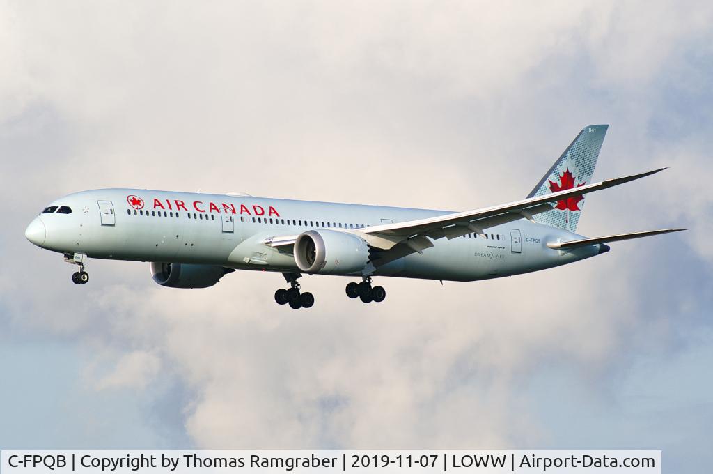 C-FPQB, 2016 Boeing 787-9 Dreamliner C/N 35270, Air Canada Boeing 787-9 Dreamliner