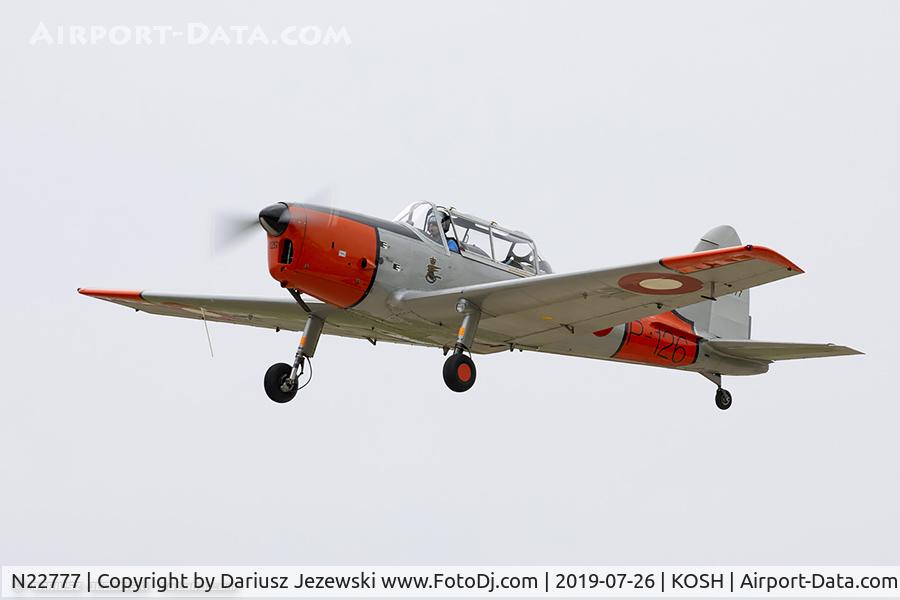 N22777, 1950 De Havilland DHC-1 Chipmunk 22 C/N C1/0105, De Havilland Canada DHC-1 Chipmunk 22  C/N C1/0105, N22777