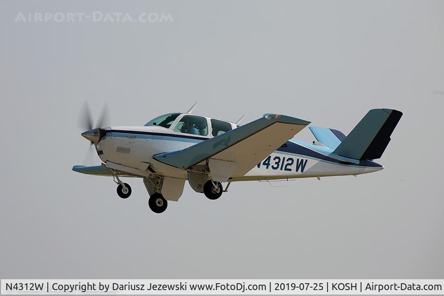 N4312W, 1974 Beech V35B Bonanza C/N D-9585, Beech V35B Bonanza  C/N D-9585, N4312W