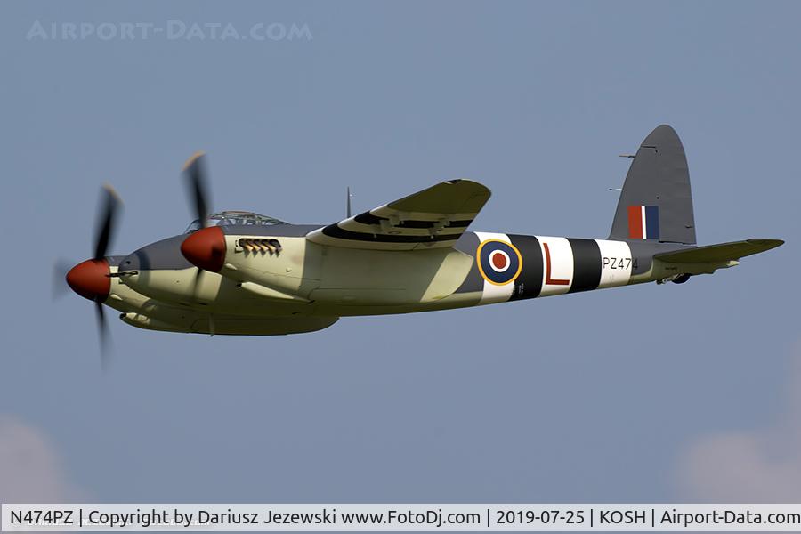 N474PZ, 1945 De Havilland DH.98 Mosquito FB.VI C/N NZ2384/PZ474, De Havilland DH-98 Mosquito  C/N PZ474 , N474PZ