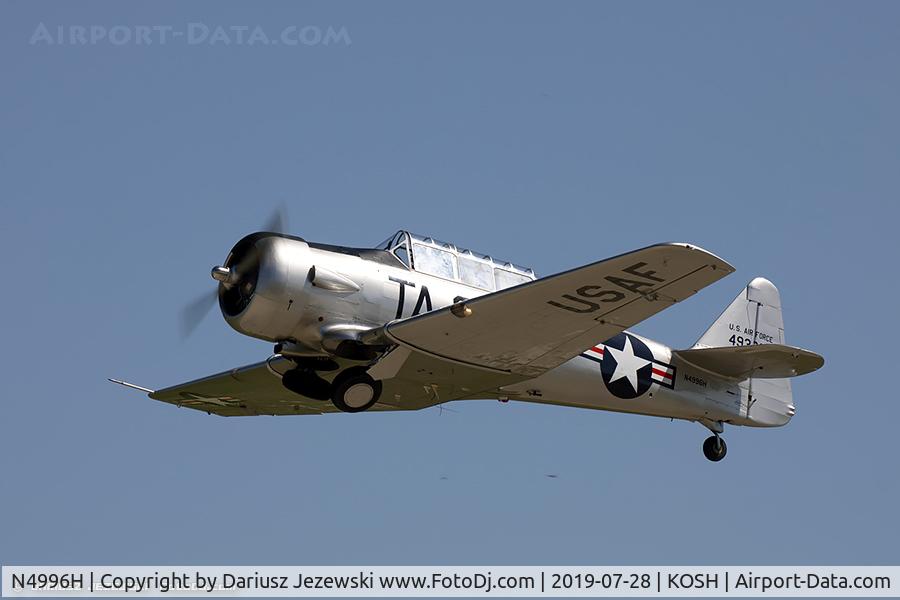 N4996H, 1951 North American T-6G Texan C/N 168-424, North American T-6G Texan  C/N 49-3320A, N4996H