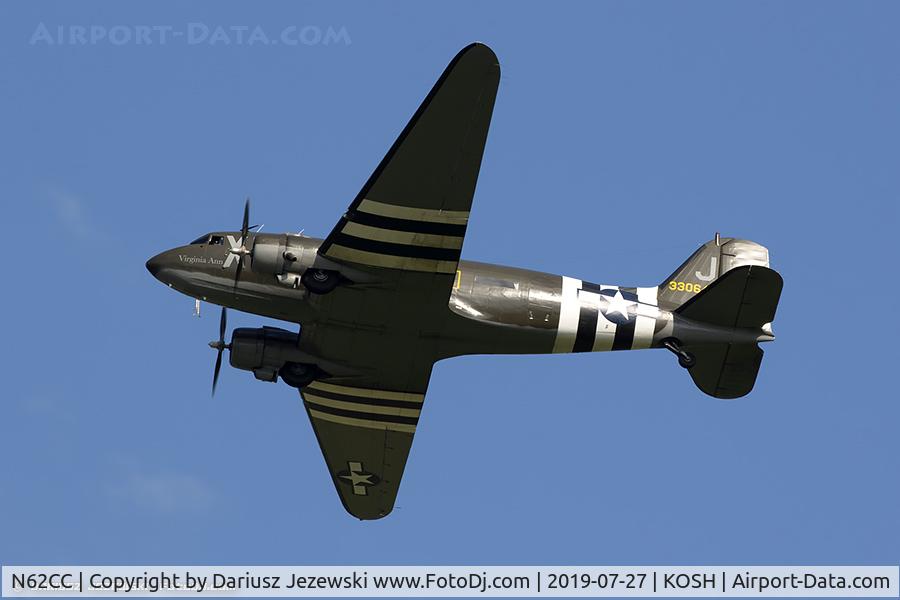 N62CC, 1943 Douglas DC-3C (C-47A-DL) C/N 13798, Douglas DC-3C 