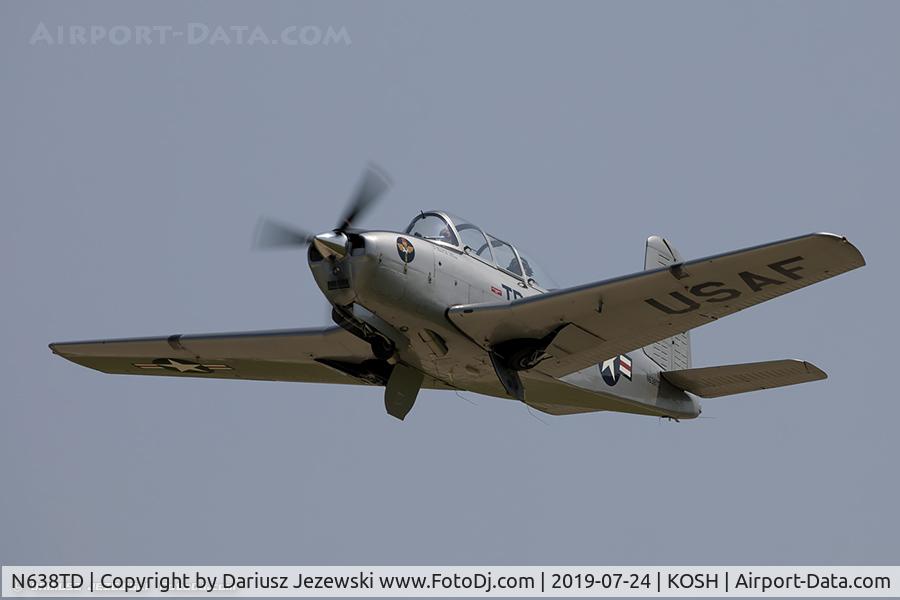 N638TD, 1953 Beech T-34A (A45) Mentor Mentor C/N G-286, Beech A45 (T-34A) Mentor  C/N G-286, N638TD