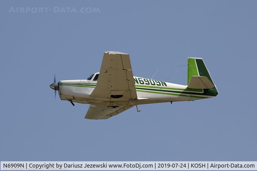 N6909N, 1968 Mooney M20C Ranger C/N 680174, Mooney M20C Ranger  C/N 680174, N6909N