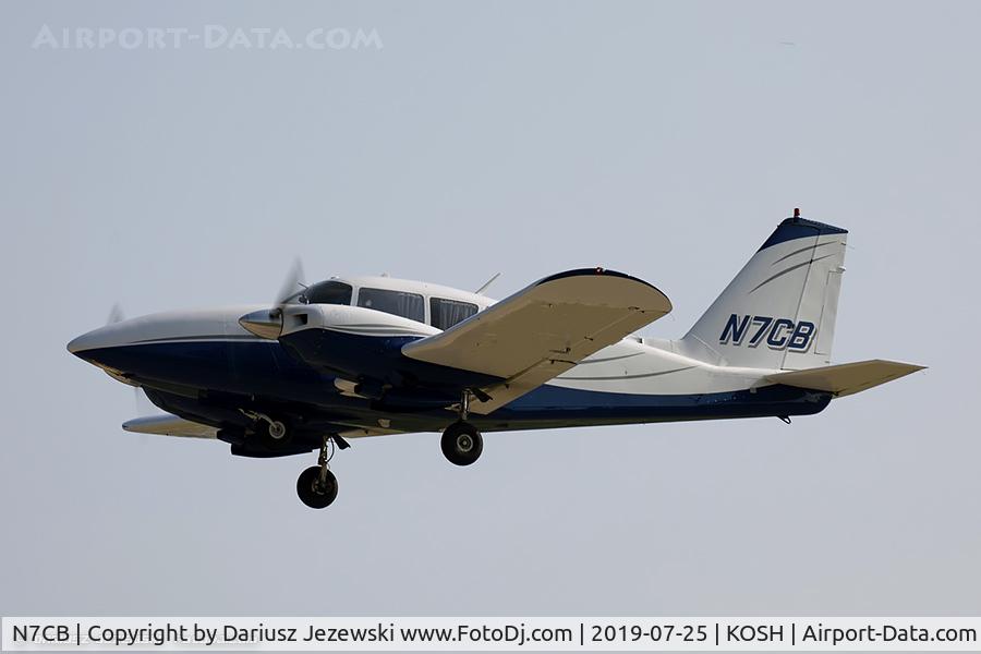 N7CB, 1972 Piper PA-23-250 Apache C/N 27-4802, Piper PA-23-250 Apache  C/N 27-4802, N7CB