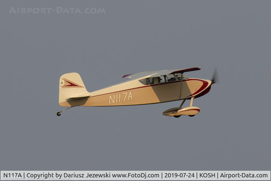 N117A, 1965 Wittman W-8 Tailwind C/N 158, Wittman W-8 Tailwind  C/N 158, N117A