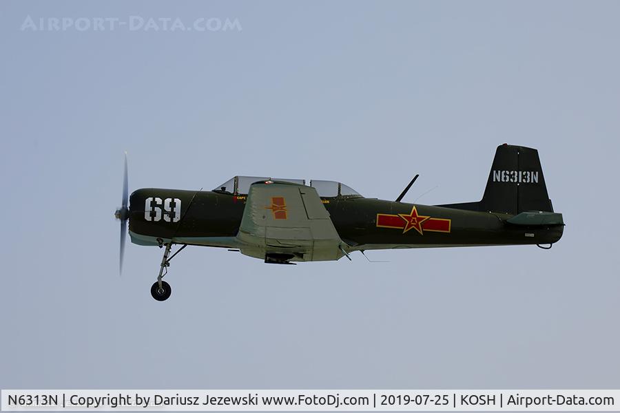 N6313N, 1979 Nanchang CJ-6A C/N 3532022, Nanchang CJ-6A  C/N 3532022, N6313N