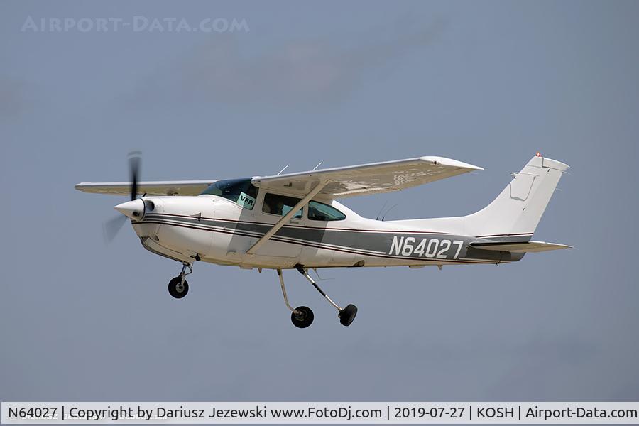 N64027, 1985 Cessna R182 Skylane RG C/N R18202021, Cessna R182 Skylane RG  C/N R18202021, N64027