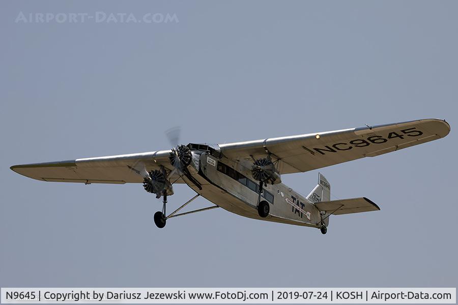 N9645, 1928 Ford 5-AT-B Tri-Motor C/N 8, Ford 5-AT-B Trimotor  C/N 8, NC9645