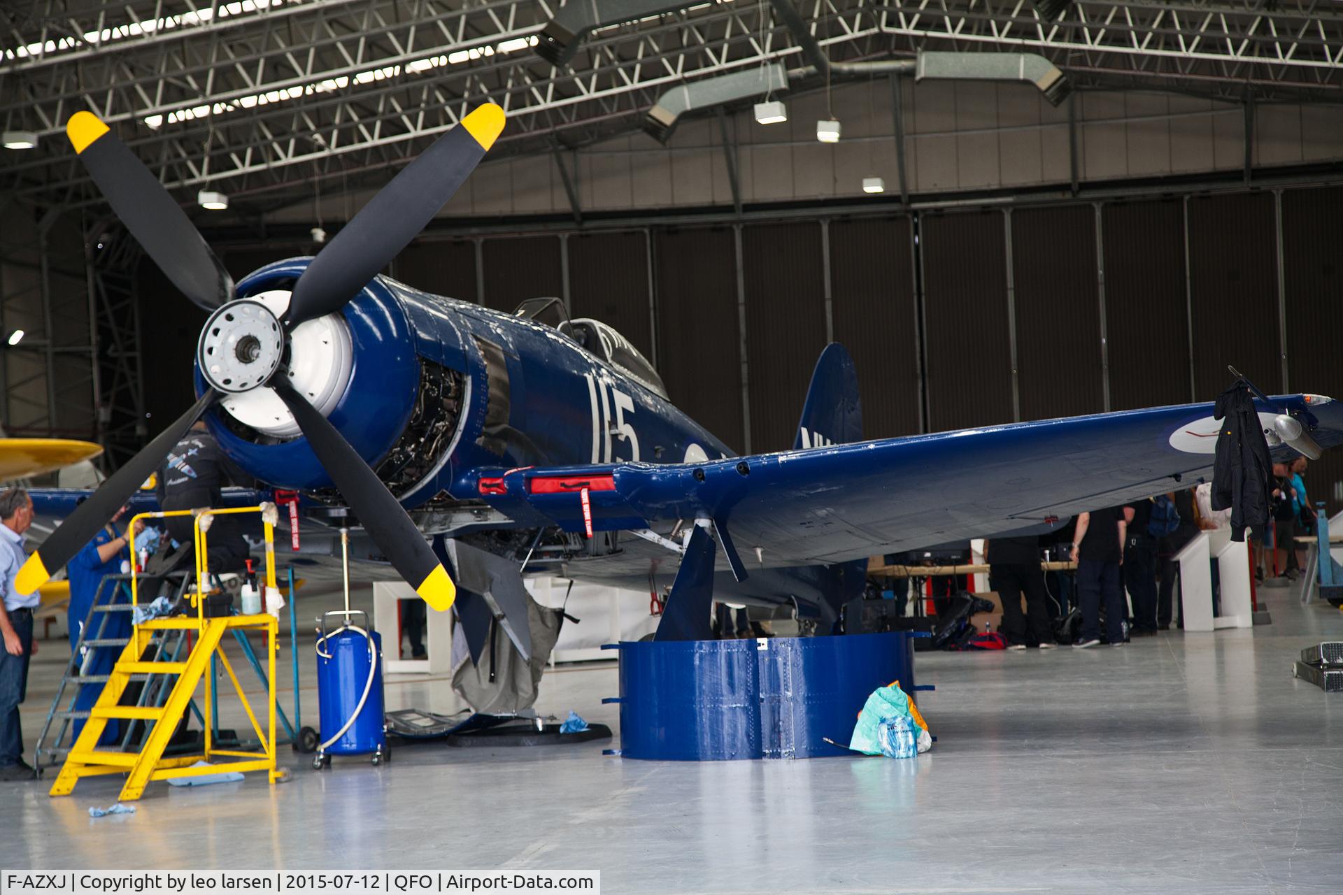 F-AZXJ, 1949 Hawker Sea Fury FB.11 C/N 37733, Duxford 12.7.2015