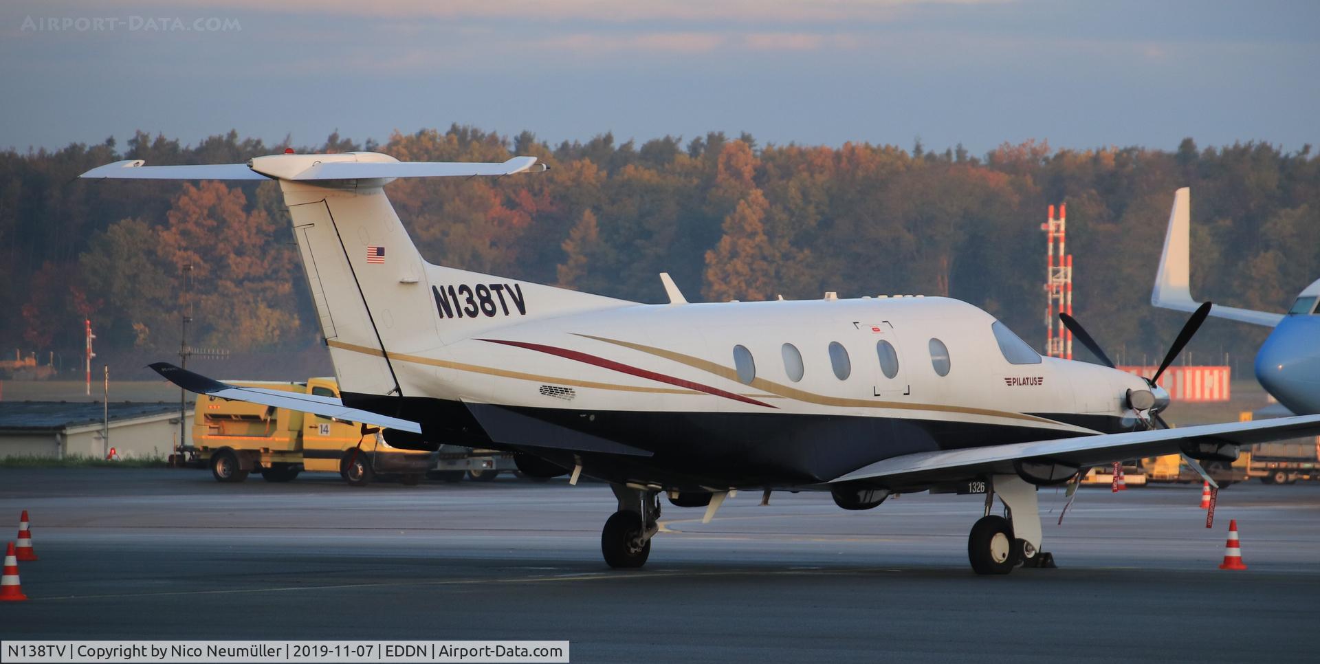 N138TV, 2011 Pilatus PC-12/47E C/N 1326, N138TV in EDDN/NUE