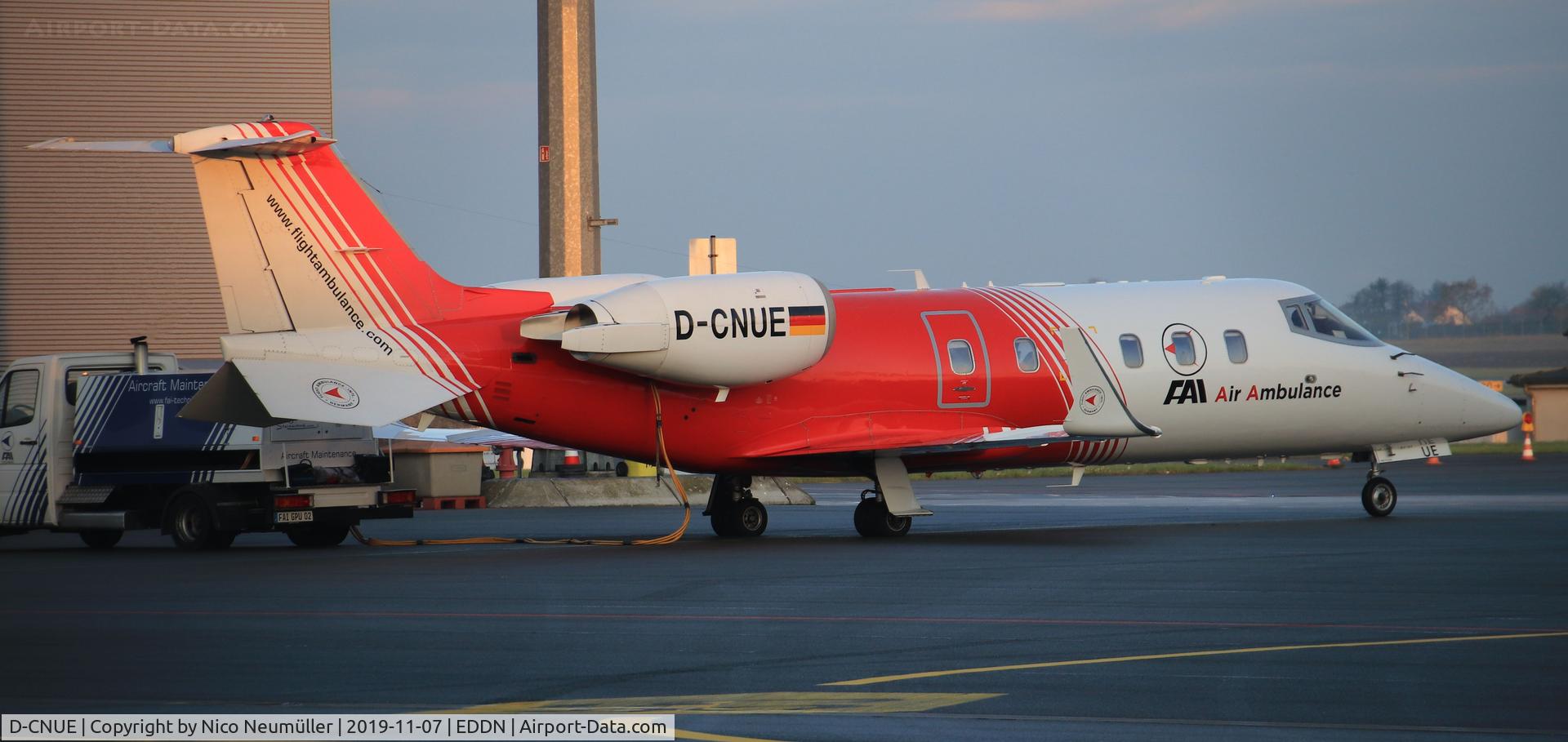 D-CNUE, 1999 Learjet 60 C/N 60-170, Learjet of the FAI at EDDN/NUE