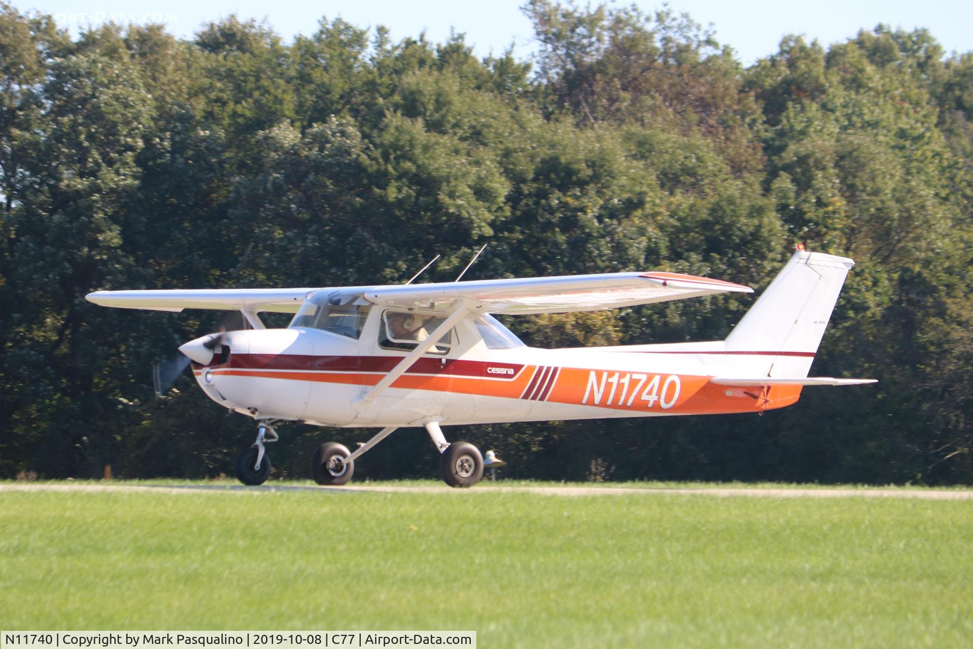 N11740, 1974 Cessna 150L C/N 15075604, Cessna 150L