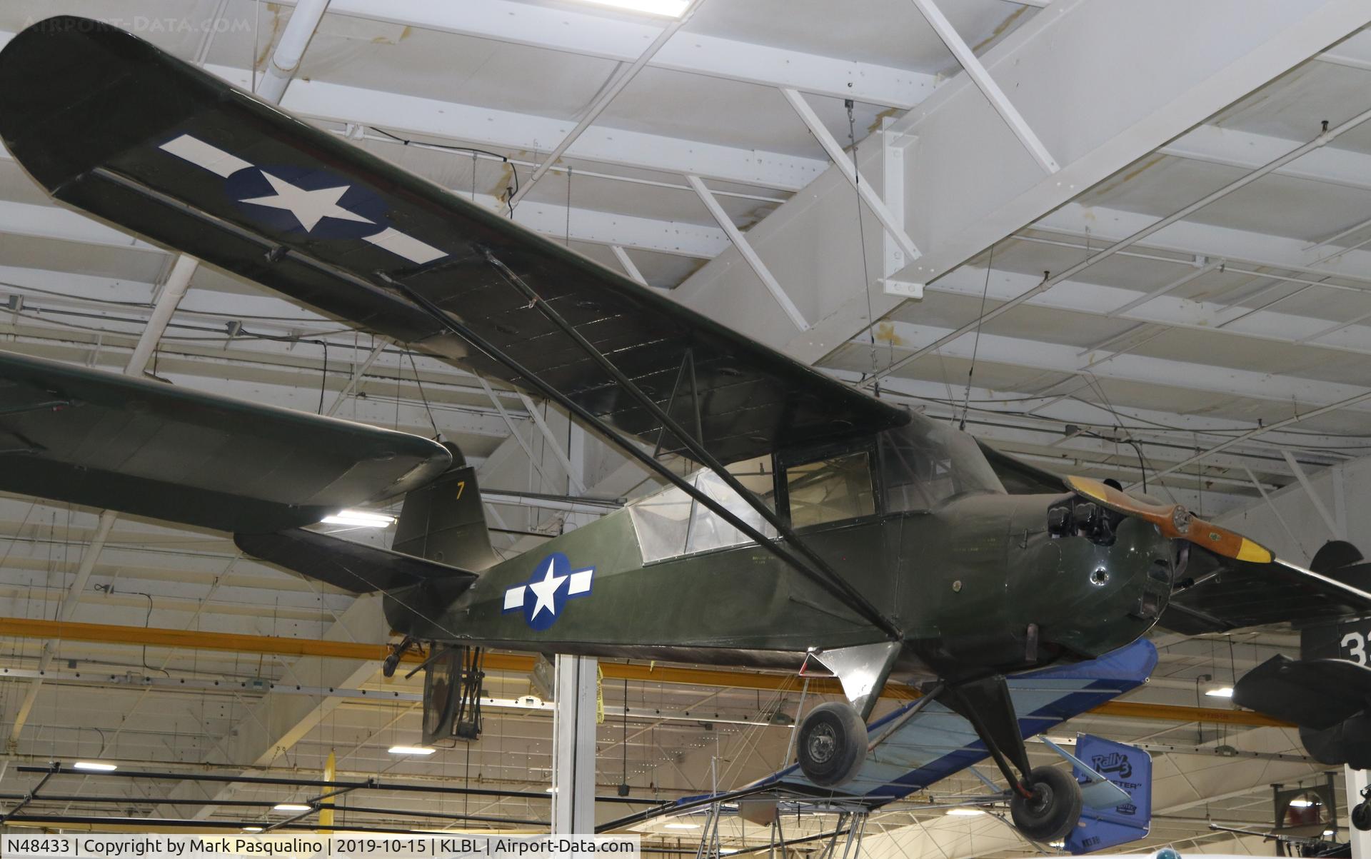 N48433, 1943 Aeronca 0-58B Grasshopper C/N 058B-9943, Aeronca O-58B
