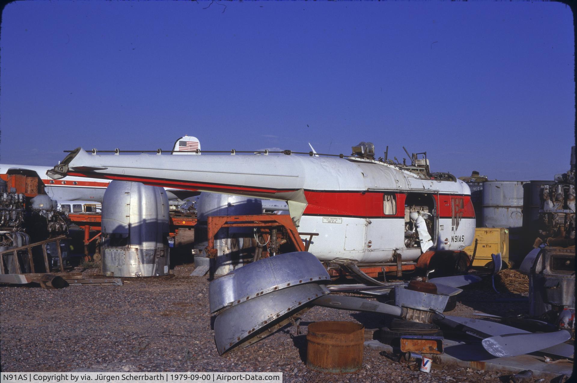 N91AS, 1954 Sikorsky S-55B C/N 55646, WFU somewhere