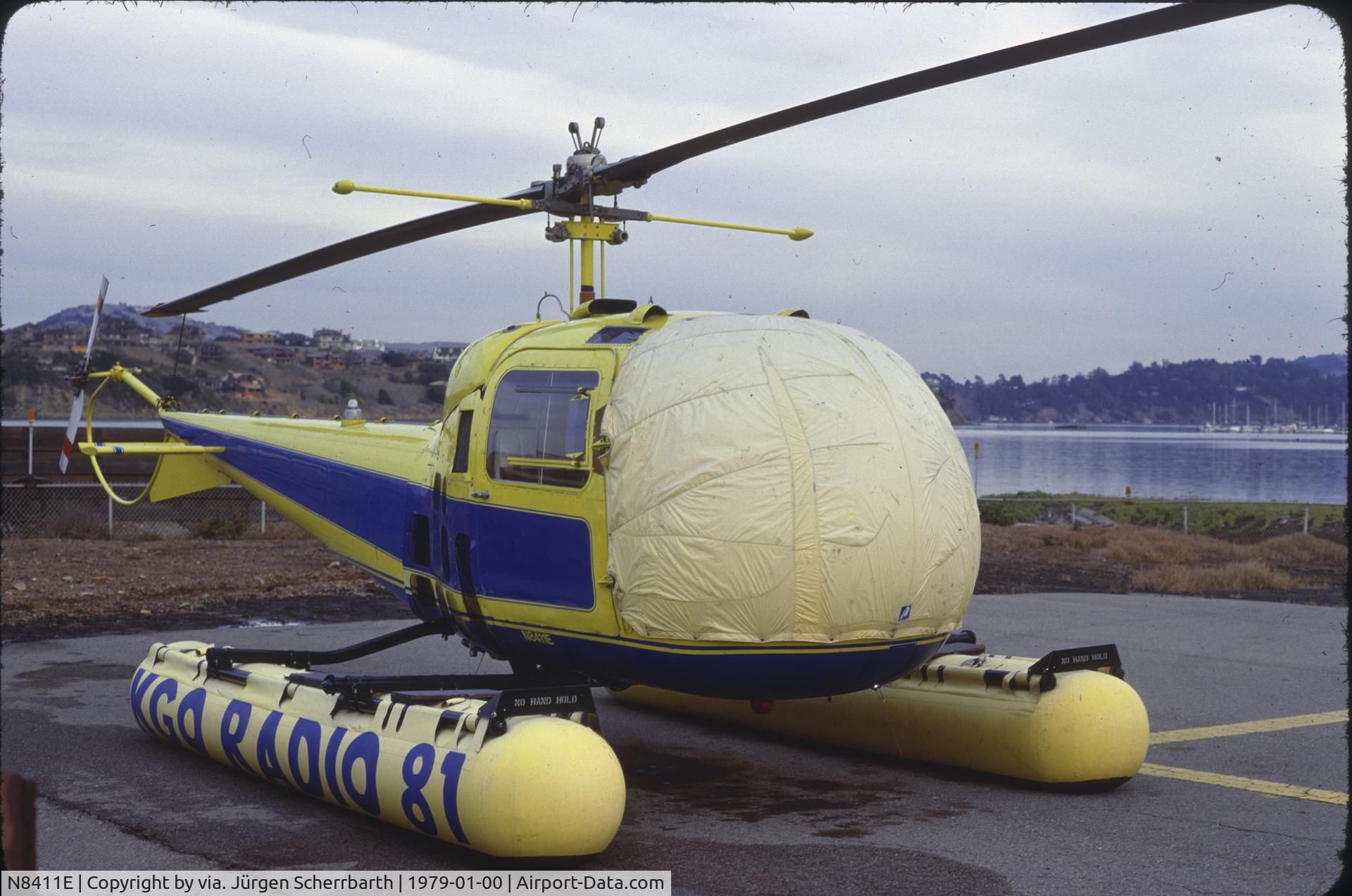 N8411E, 1960 Bell 47J-2 Ranger C/N 1810, KGO Radio 1981