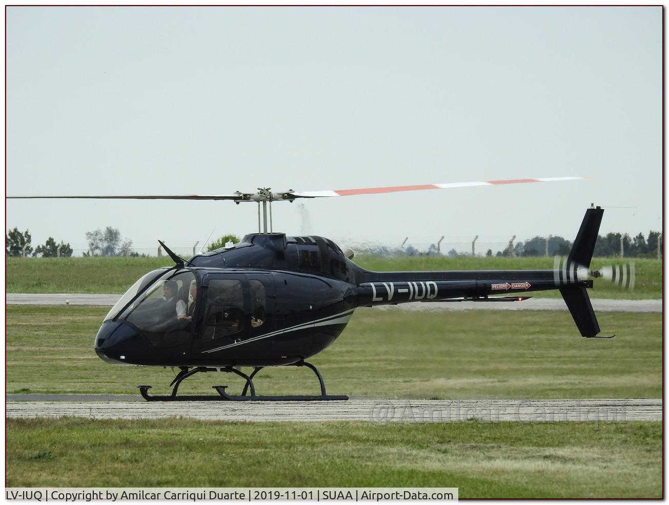LV-IUQ, 2019 Bell 505 Jet Ranger X Jet Ranger X C/N 65174, in SUAA