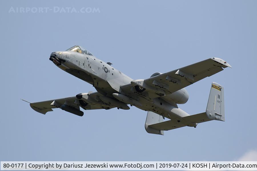 80-0177, 1980 Fairchild Republic A-10C Thunderbolt II C/N A10-0527, A-10C Thunderbolt II 80-0177 IN from 163rd FS 