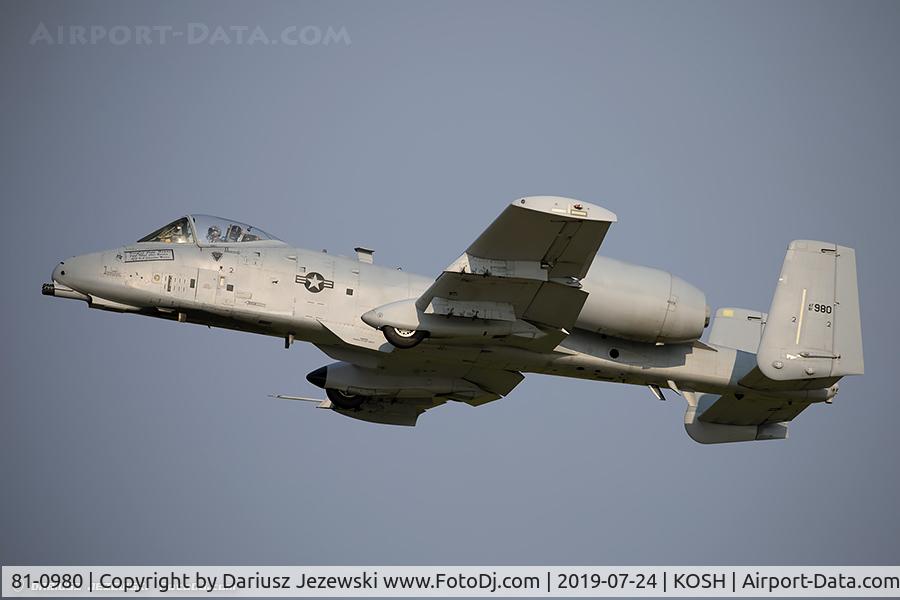 81-0980, 1980 Fairchild Republic A-10A Thunderbolt II C/N A10-0675, A-10C Thunderbolt 81-0980  from 354th FS 