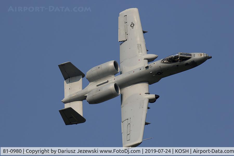81-0980, 1980 Fairchild Republic A-10A Thunderbolt II C/N A10-0675, A-10C Thunderbolt 81-0980  from 354th FS 