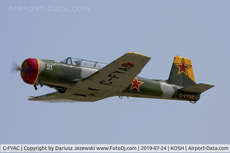 C-FYAC, 1969 Nanchang CJ-6A C/N 2632060, Nanchang CJ-6A  C/N 2632060, C-FYAC