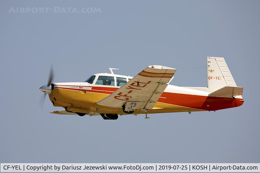 CF-YEL, 1969 Mooney M-20G Statesman C/N 690018, Mooney M-20G Statesman  C/N 690018, CF-YEL