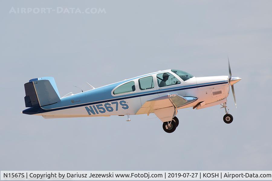 N1567S, 1962 Beech P35 Bonanza C/N D-6993, Beech P35 Bonanza  C/N D-6993, N1567S