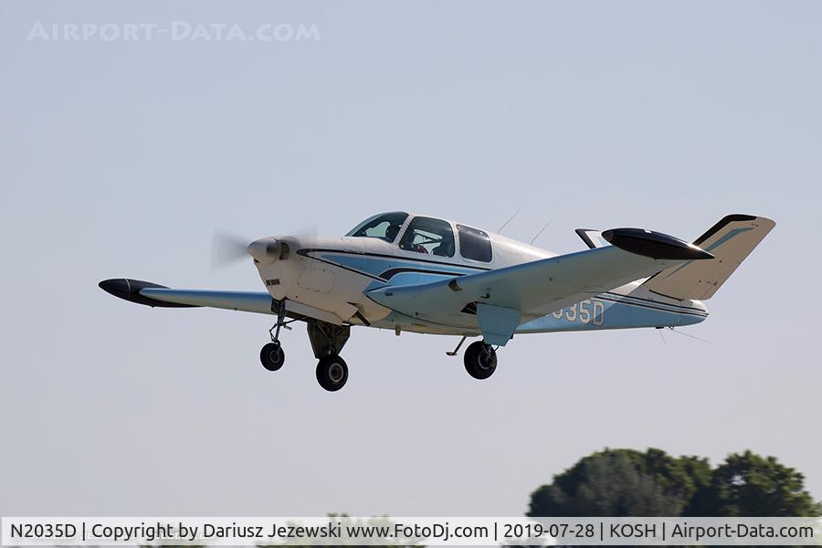 N2035D, 1952 Beech C35 Bonanza C/N D-3386, Beech C35 Bonanza  C/N D-3386, N2035D