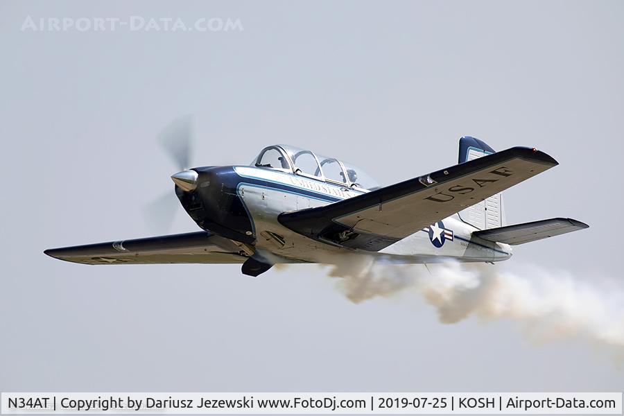 N34AT, 1957 Beech T-34A (A45) Mentor Mentor C/N G-139, Beech A45 (T-34A) Mentor  C/N G-139, N34AT