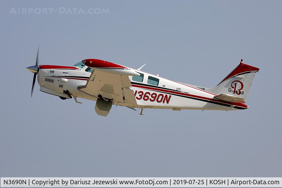 N3690N, 1980 Beech A36TC Bonanza 36 C/N EA-123, Beech A36TC Bonanza 36  C/N EA-123, N3690N