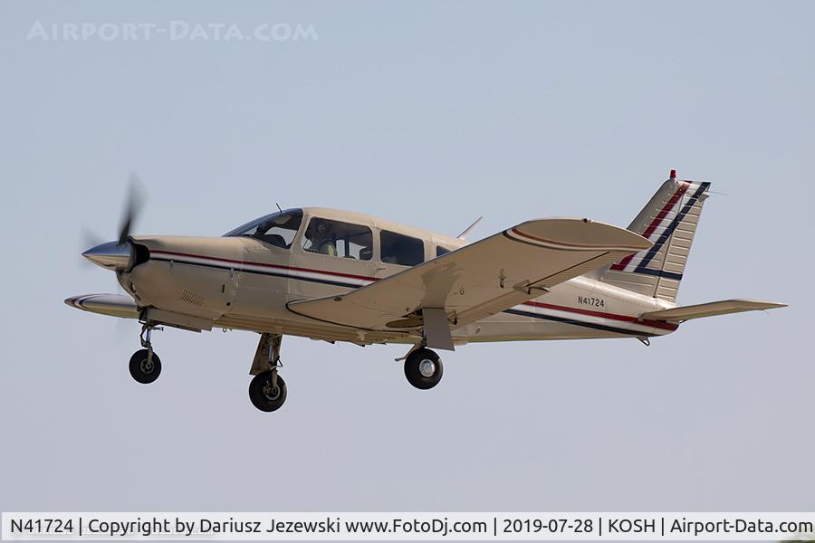 N41724, 1974 Piper PA-28R-200 Cherokee Arrow C/N 28R-7435212, Piper PA-28R-200 Arrow II  C/N 28R-7435212, N41724