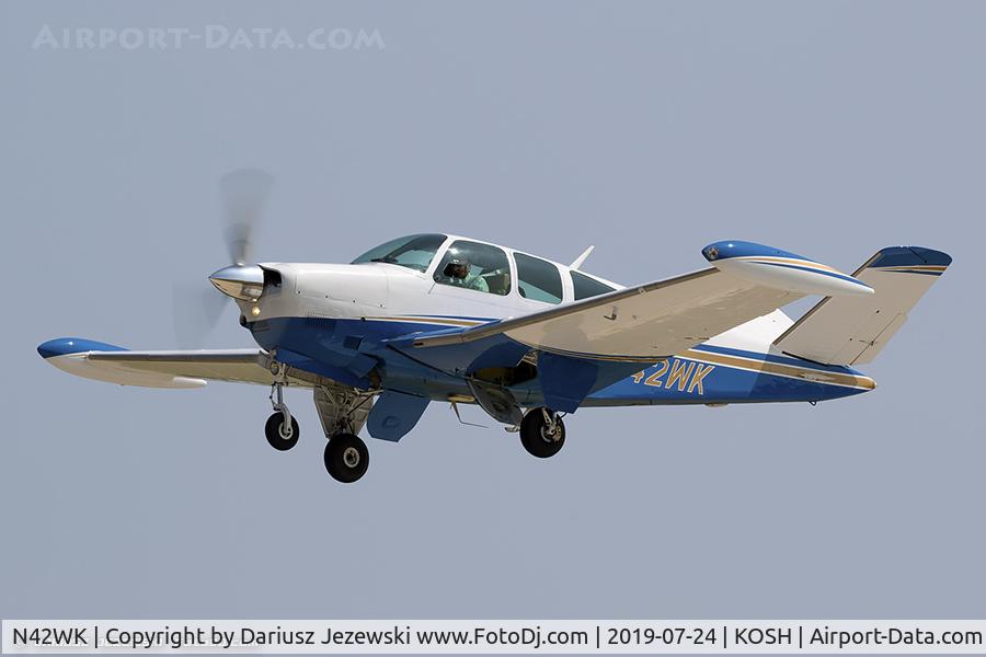 N42WK, 1964 Beech S35 Bonanza C/N D-7390, Beech S35 Bonanza  C/N D-7390, N42WK