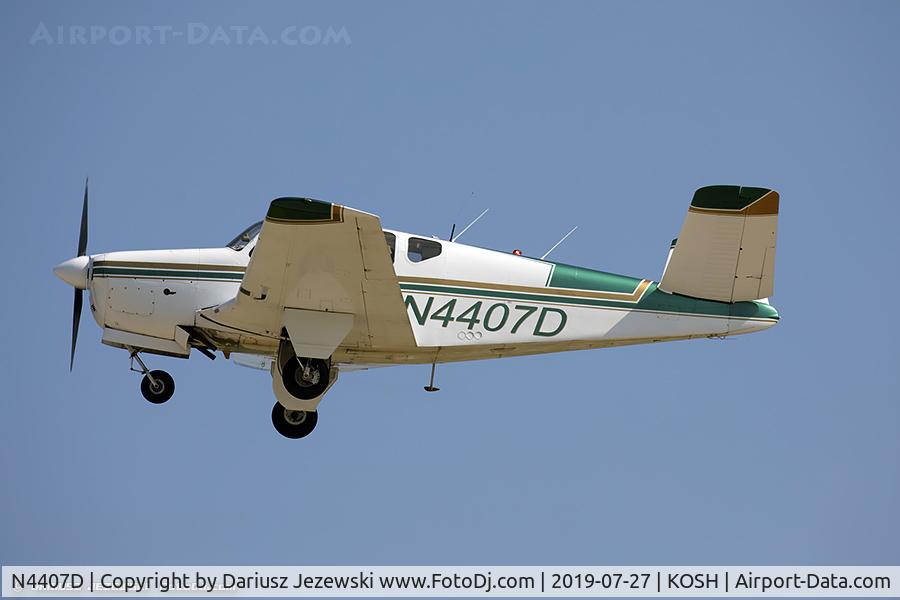 N4407D, 1956 Beech G35 Bonanza C/N D-4537, Beech G35 Bonanza  C/N D-4537, N4407D