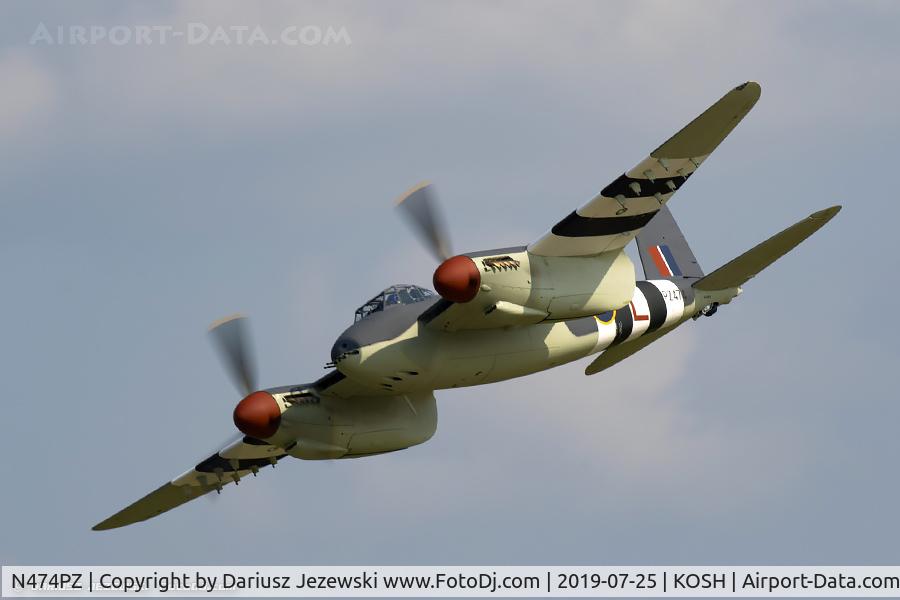 N474PZ, 1945 De Havilland DH.98 Mosquito FB.VI C/N NZ2384/PZ474, De Havilland DH-98 Mosquito  C/N PZ474 , N474PZ