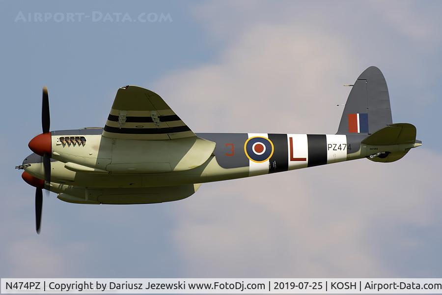 N474PZ, 1945 De Havilland DH.98 Mosquito FB.VI C/N NZ2384/PZ474, De Havilland DH-98 Mosquito  C/N PZ474 , N474PZ