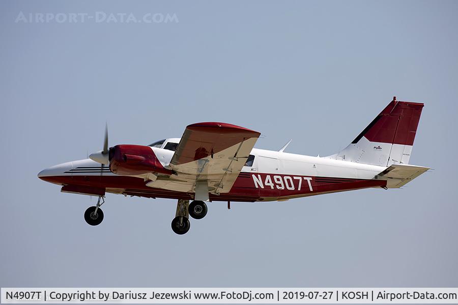 N4907T, 1972 Piper PA-34-200 C/N 34-7250184, Piper PA-34-200  C/N 34-7250184, N4907T