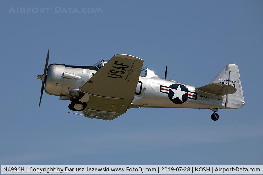 N4996H, 1951 North American T-6G Texan C/N 168-424, North American T-6G Texan  C/N 49-3320A, N4996H
