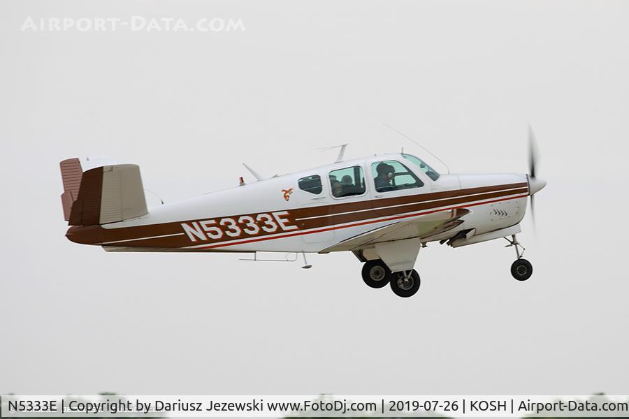 N5333E, 1959 Beech K35 Bonanza C/N D-5824, Beech K35 Bonanza  C/N D-5824, N5333E
