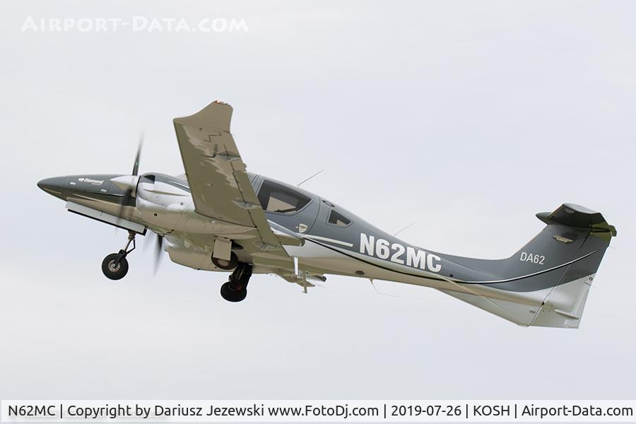 N62MC, 1959 Hiller UH-12D C/N 1203, Diamond DA-62  C/N 62.062, N62MC