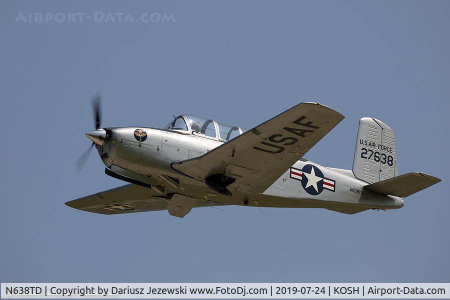 N638TD, 1953 Beech T-34A (A45) Mentor Mentor C/N G-286, Beech A45 (T-34A) Mentor  C/N G-286, N638TD