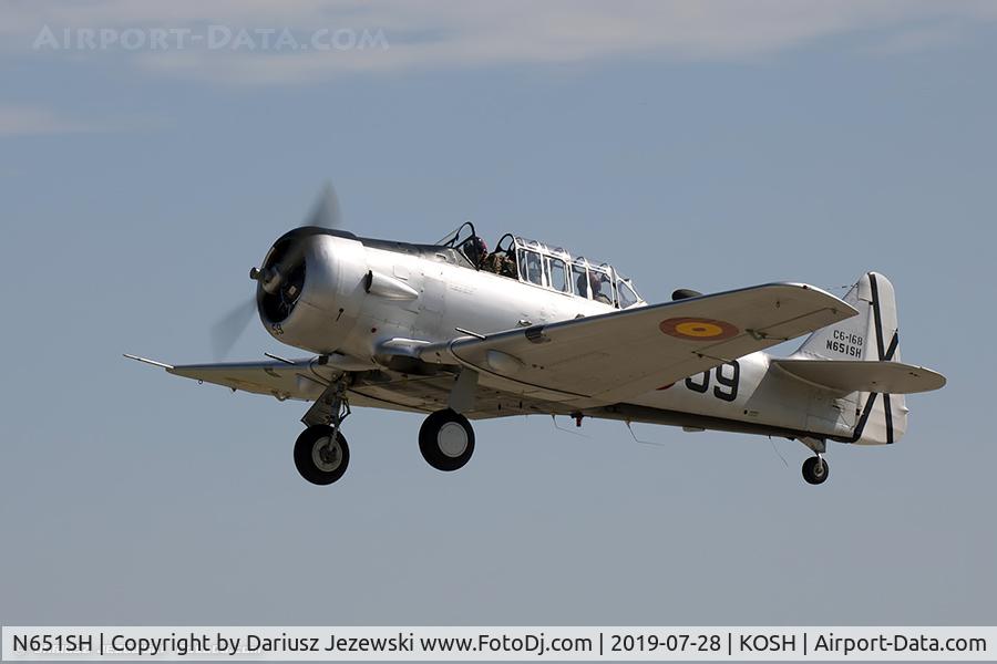 N651SH, 1944 North American T-6G Texan C/N 168-409, North American T-6D Texan  C/N 49-3305, N651SH