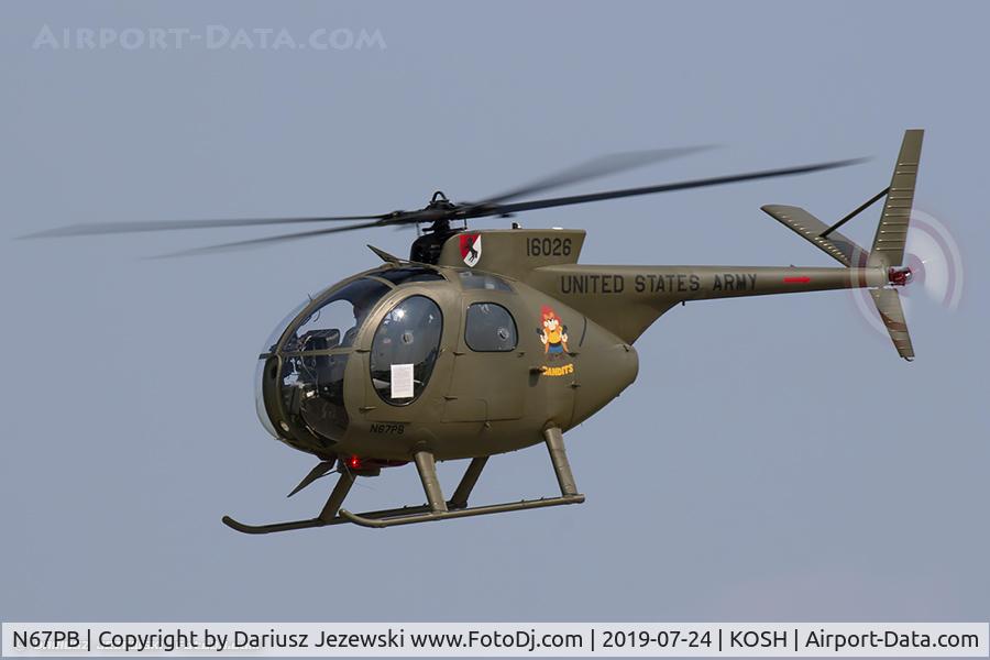 N67PB, 1968 Hughes OH-6A Cayuse C/N 480411, Hughes OH-6A Cayuse  C/N 480411, N67PB