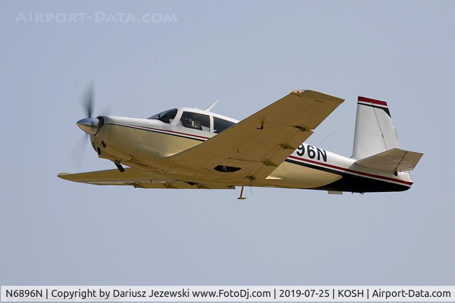 N6896N, 1968 Mooney M20C Ranger C/N 680165, Mooney M20C Ranger  C/N 680165, N6896N