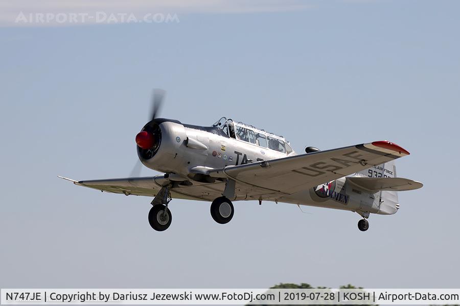 N747JE, 1958 North American AT-6G Texan C/N 168-394 (49-3292), North American AT-6G Texan 
